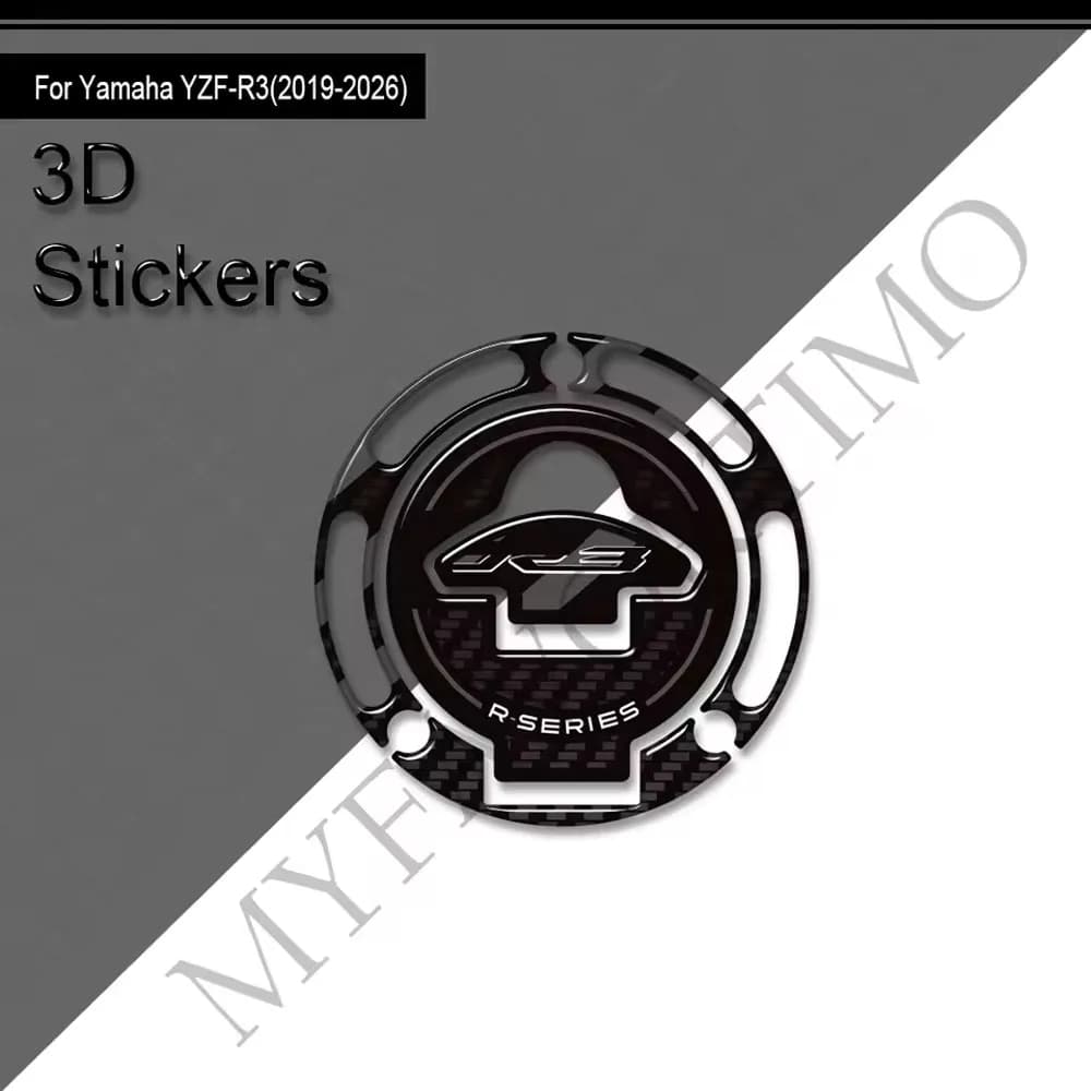 2026 moto pour Yamaha YZF-R3 YZFR3 YZF R3 réservoir Pad TankPad bouchon poignées gaz carburant genou