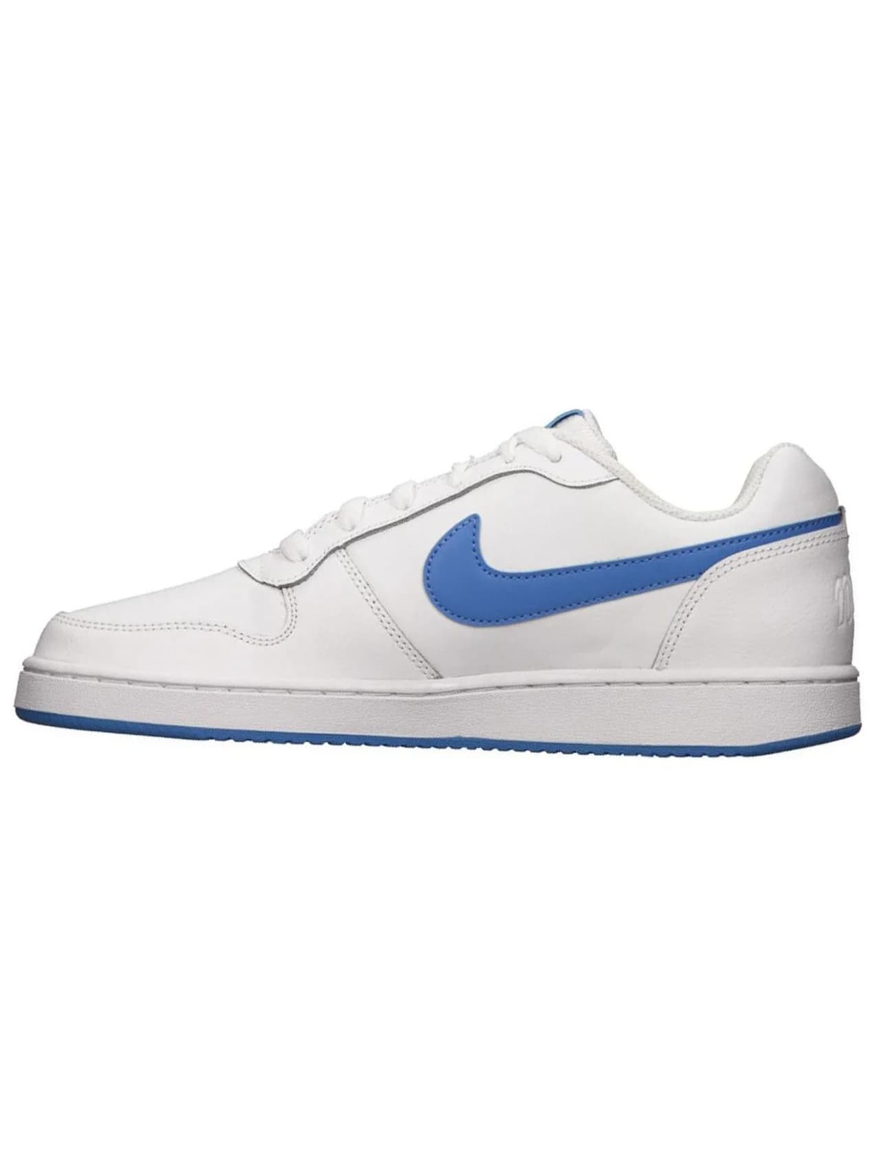 Nike EBERNON Low Men White Blue Classic Low Top Sneakers Semelle souple et confortable Chaussure déc