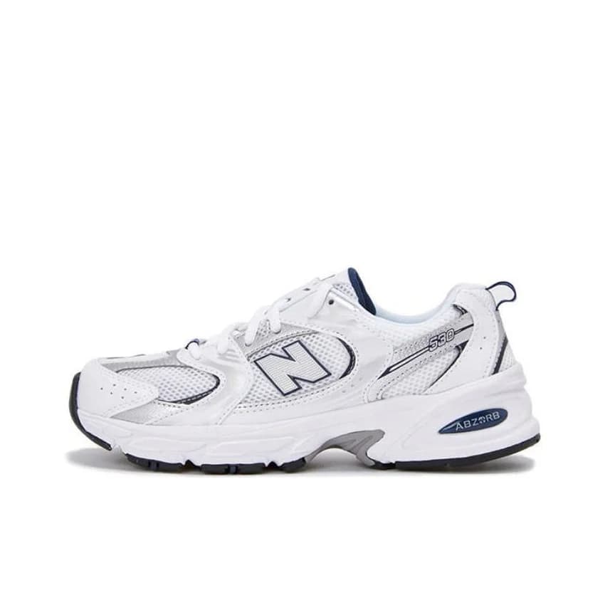 New Balance NB 530 Chaussures décontractées classiques rétro pour femmes, coussinées, durables, resp