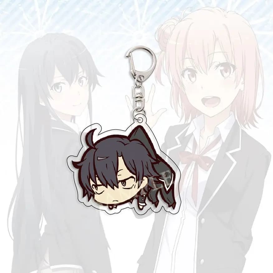 My Teen Romantic Comedy SNAFU Cosplay Acrylique Keychain Pendant, Backpack Game Gift