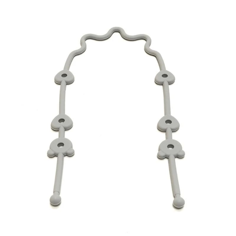 Attache-sucette pour bébés, support en Silicone avec sangles de sécurité, accessoires de poussette,
