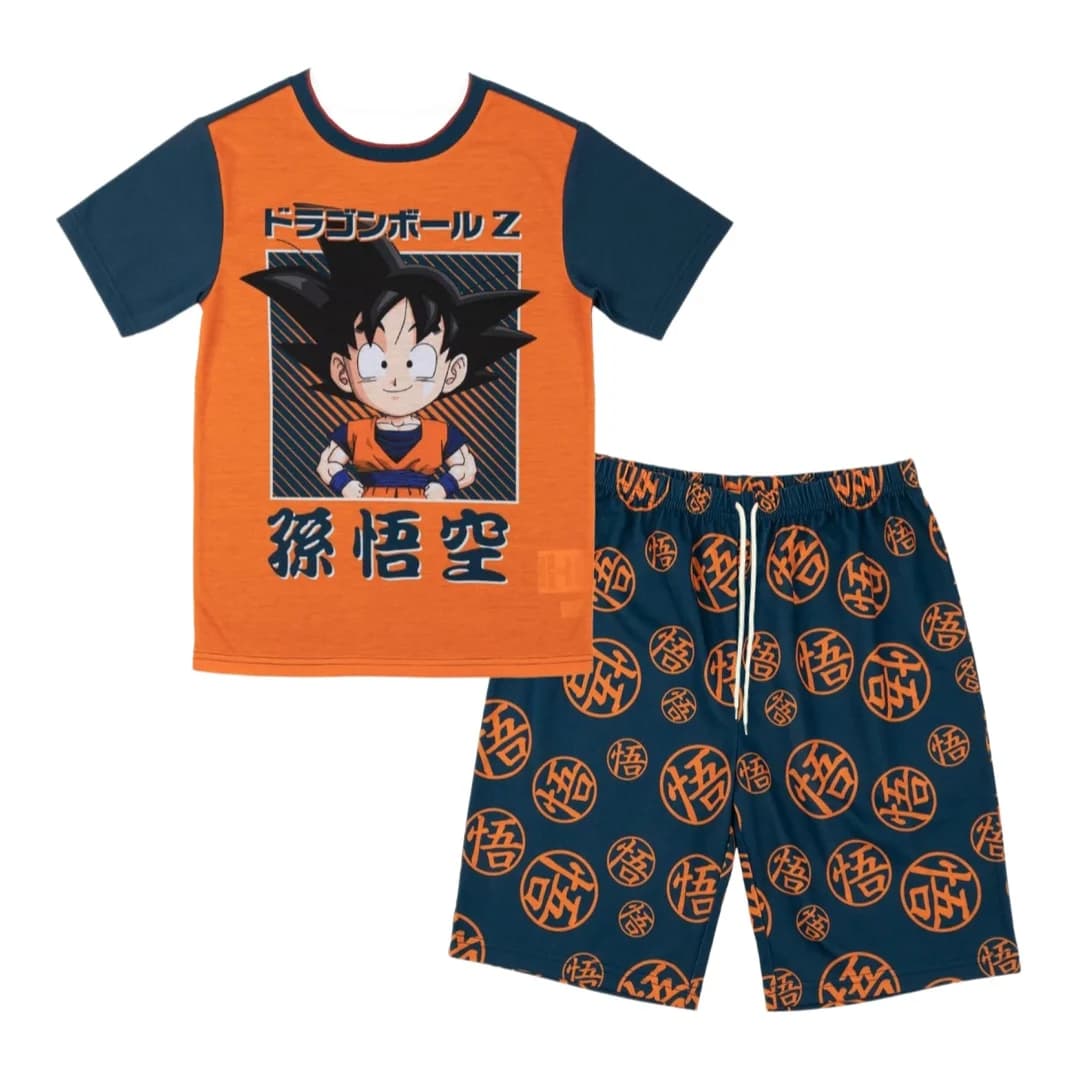 Ensemble Athleisure T-shirt et Pantalon Dragon Ball Z Goku 2026 Imprimé Anime Intégral pour Adultes 