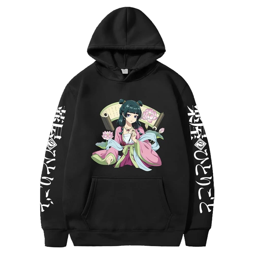Sweat à capuche imprimé Anime The Apothecary Diaries, mignon Maomao, vêtements pour femmes et hommes