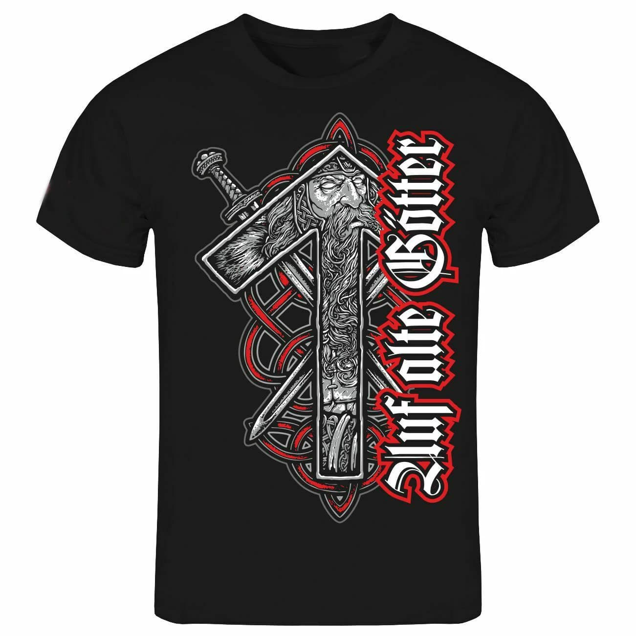T-shirt Nordic Vi Vikings Odin God of War Runes. Nouveaux t-shirts décontractés à manches courtes en