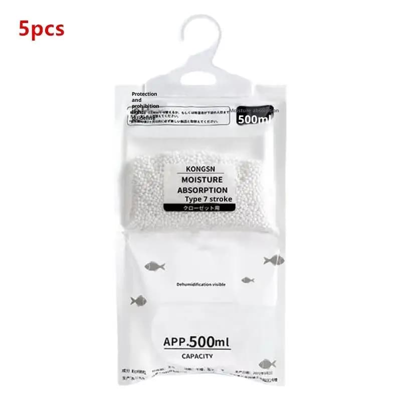 50g 5/10 pièces absorbeur d'humidité suspendus séchage vêtements déshumidificateur garde-robe déshum