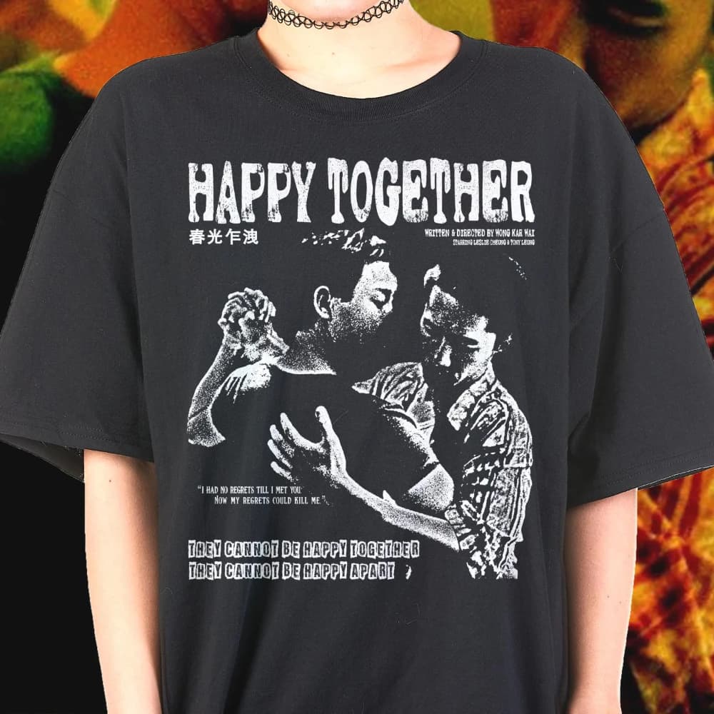 T-shirt du film Happy Together, Wong Kar Wai, T-shirt graphique de film, T-shirt streetwear, T-shirt