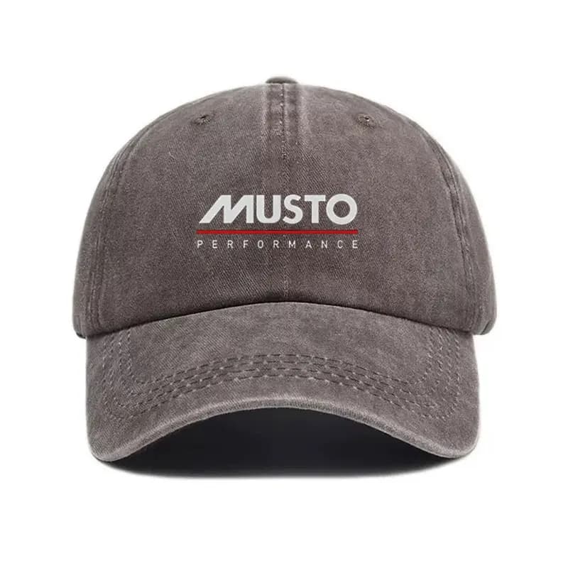 Casquette de baseball unisexe Musto Performance en coton délavé style vintage, souple et réglable, i