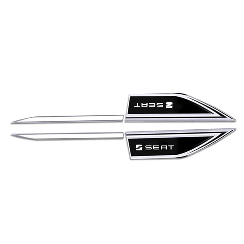 Autocollants de porte latérale pour voiture, 2 pièces, pour Seat Leon Ibiza Ateca Arona Altea Arosa 