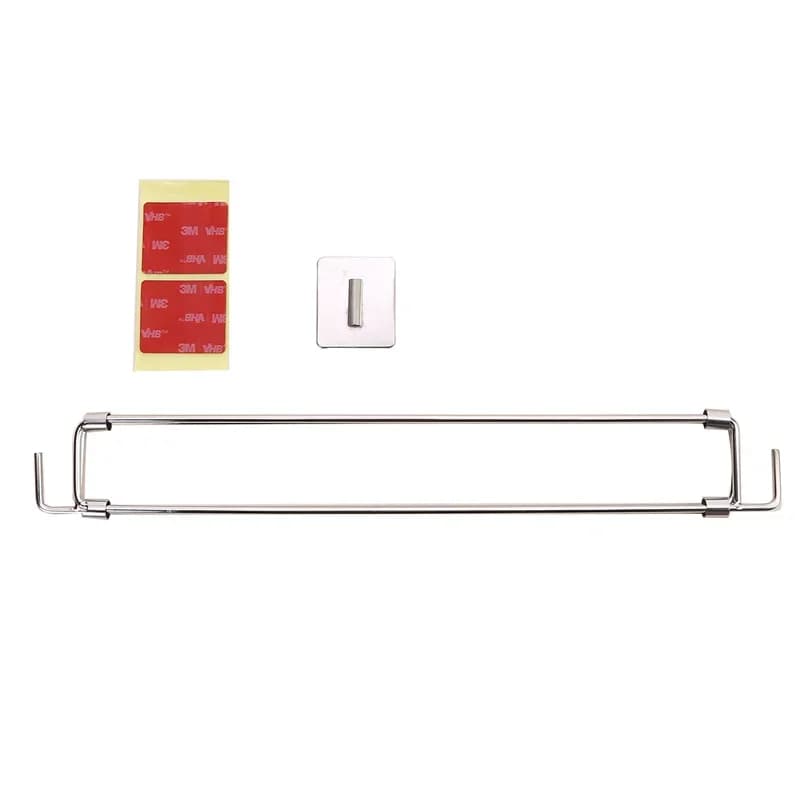 Barre d'angle télescopique pour douche de camping-car, barre de rangement pour articles de toilette,