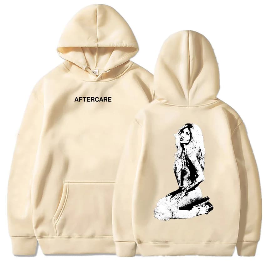 AFTERCARE strass Photo sweat à capuche Nessa Barrett chanteur impression sweats femmes vêtements à m