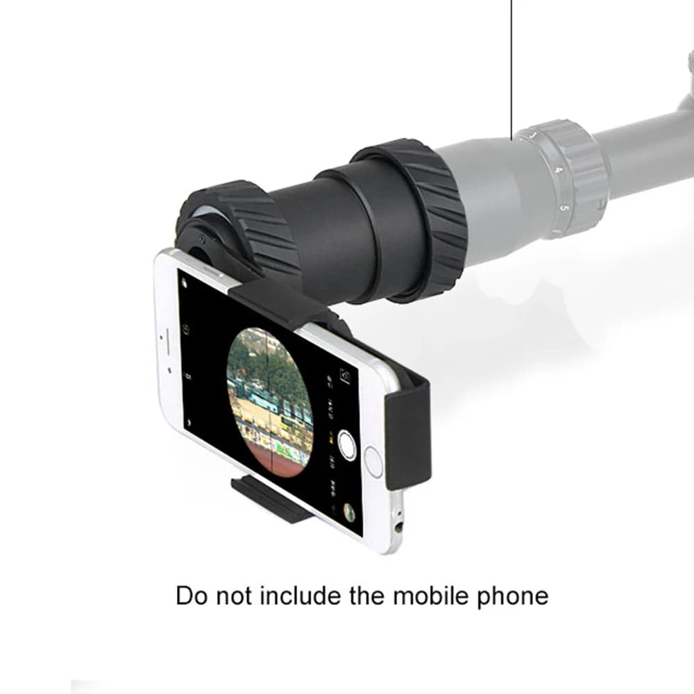 Accessoires de chasse, support de lunette de visée noir pour téléphone, pour la chasse et le tir, ac
