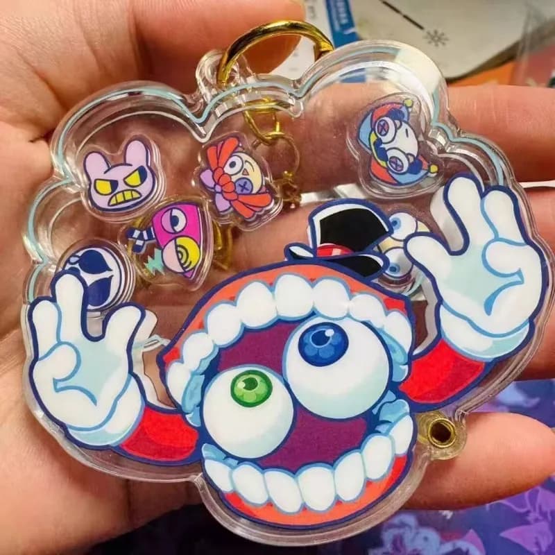 Figurine Jax de l'anime The Circus, Pendentif en acrylique, Figurine Pomni Jax, Décoration, Jouets d