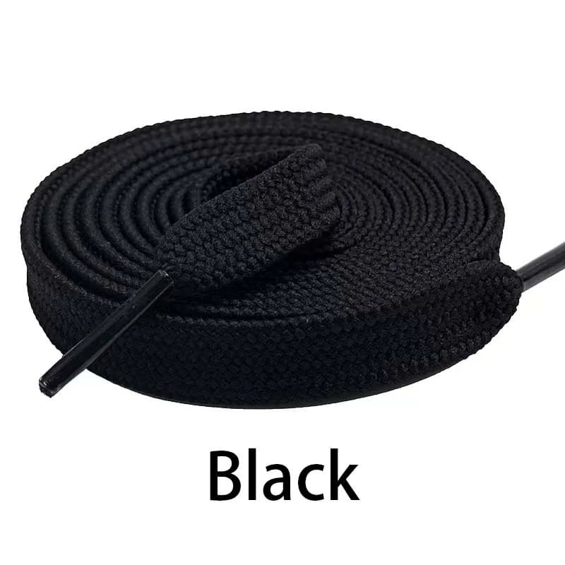 2 paires de lacets plats doubles en polyester, lacets de chaussures durables pour le sport, le footb
