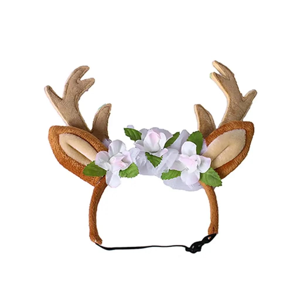 Déguisement de fête pour animaux de compagnie, tenues de noël, accessoires pour chats, accessoires d