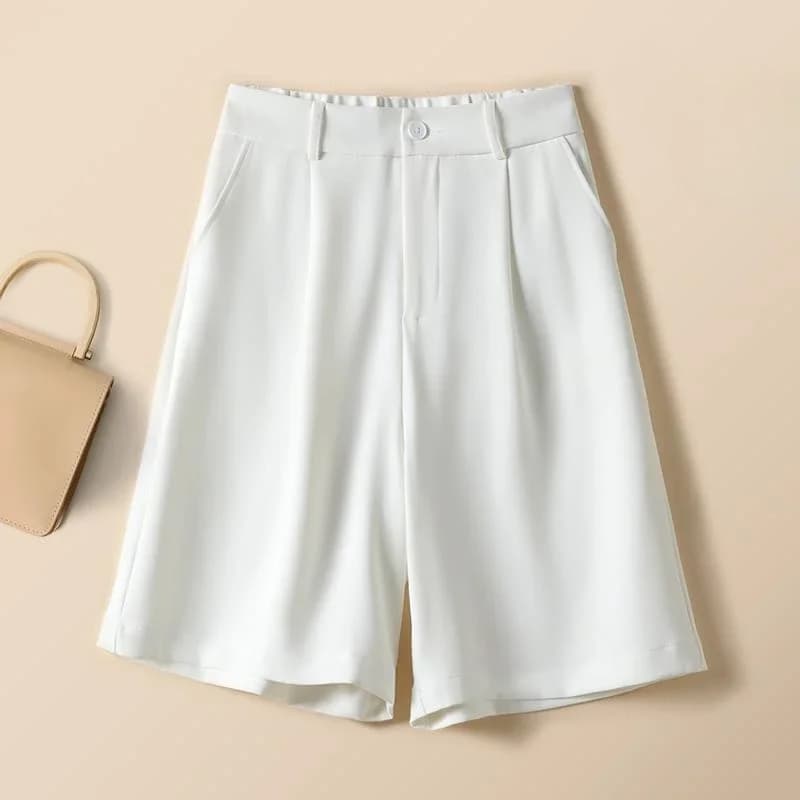 Short bermuda mi-long pour femme, pantalon court femme, demi-genou, prix bas, mode Harajuku de luxe 
