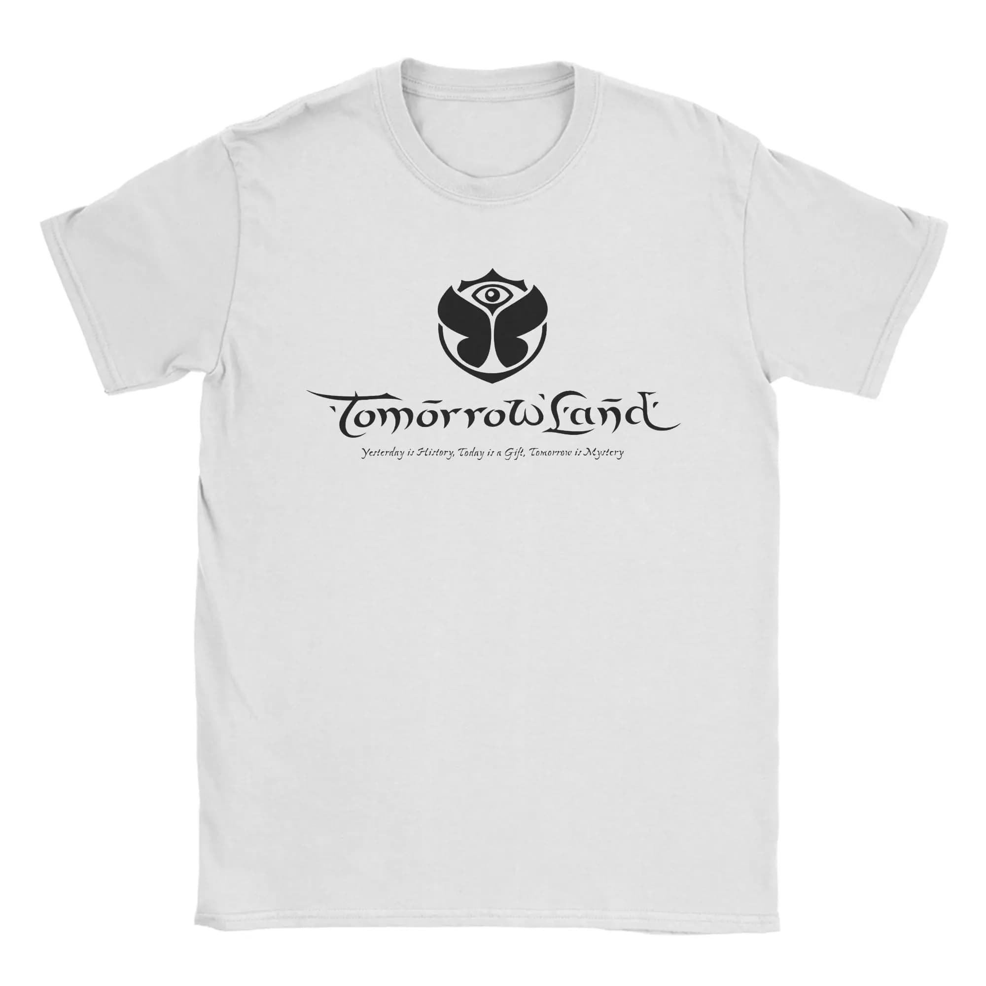 T-shirt d'été Tomorrowland Festival de musique T-Shirts de danse électronique t-shirt en coton pour 