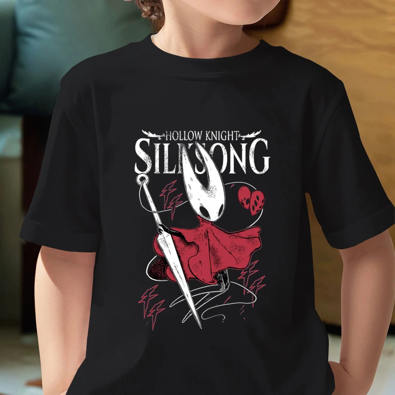 T-shirt Hollow Knight pour filles, t-shirt d'été à manches courtes pour garçons, décontracté, respir