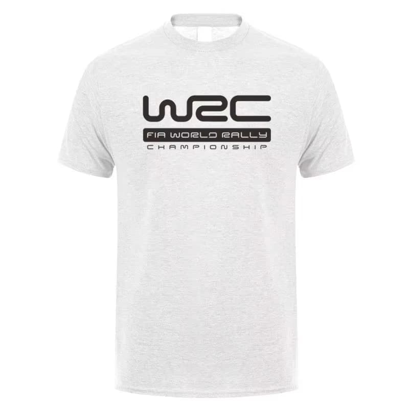 Nouveau modèle 2026 T-shirt WRC (World Rally Championship) pour homme, mode été, manches courtes, en