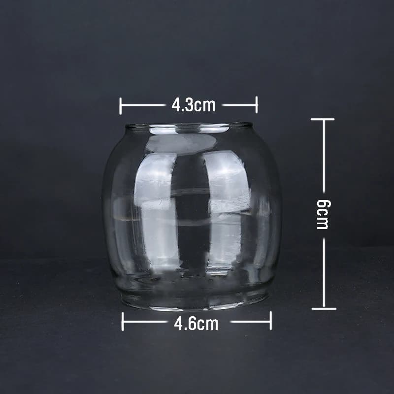Abat-jour en verre pour lampe de cheval, abat-jour circulaire rétro nostalgique pour lampe d'extérie
