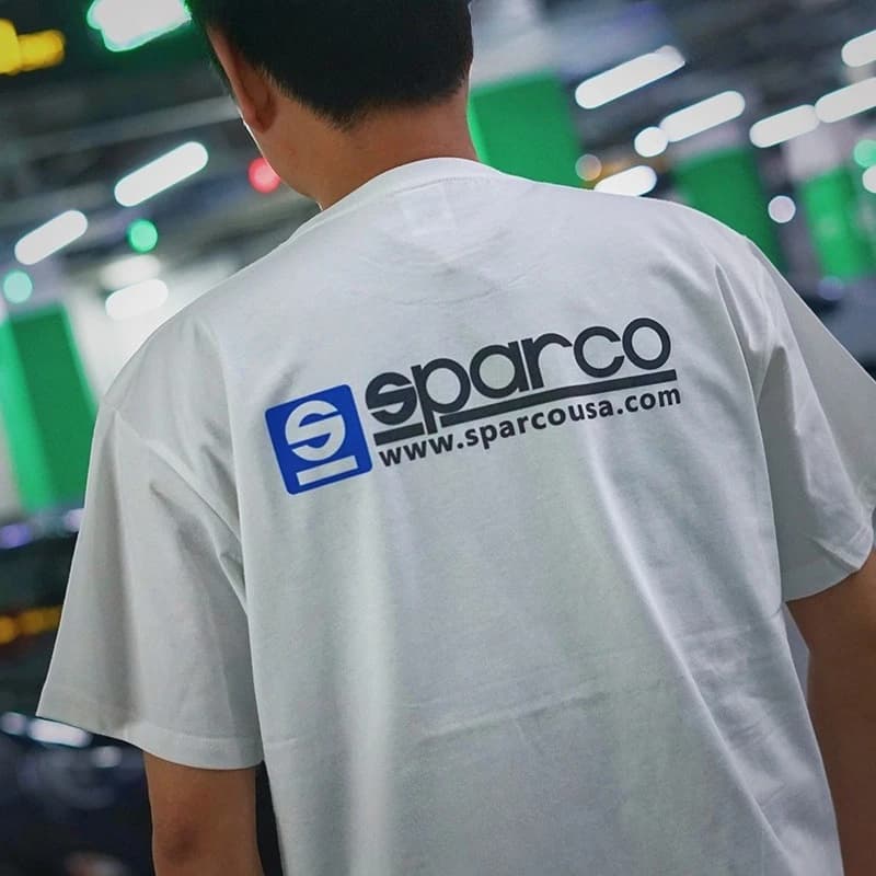 T-shirt à manches courtes SPARCO Summer Wheel Modified 2026, T-shirt culturel, Vêtements pour homme,