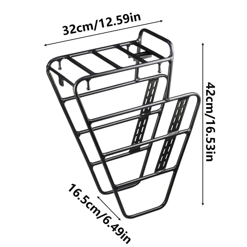 Porte-bagages pour vélo, équipement de cyclisme sur route, support avant pour panier de pique-nique,