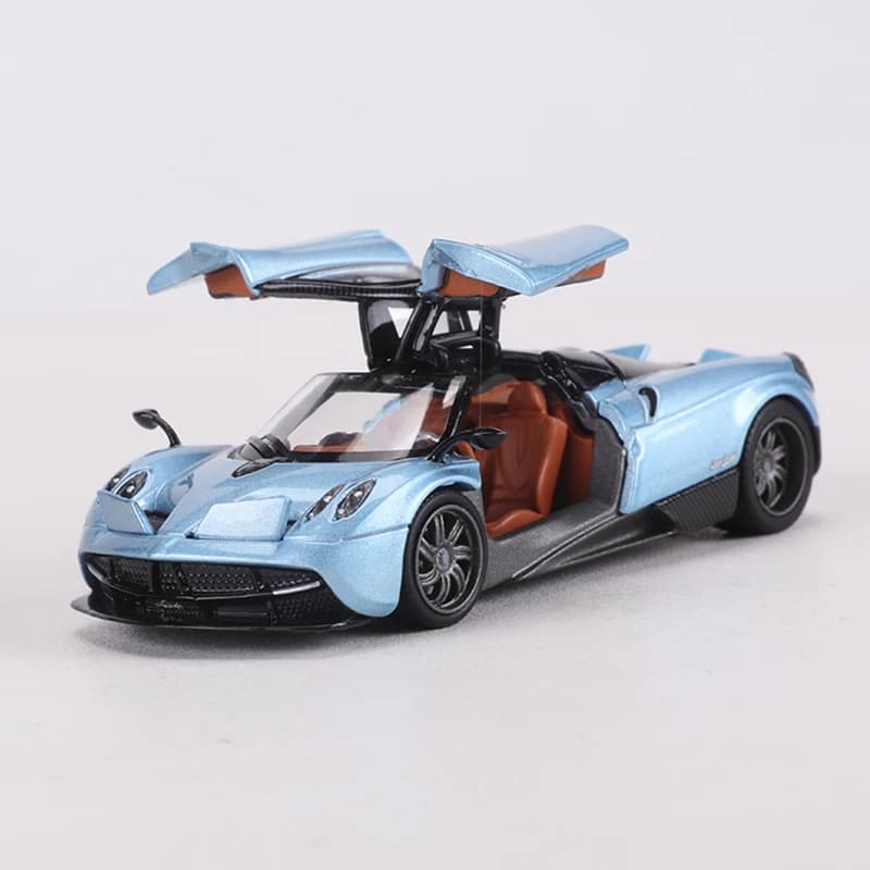 HKM 1:64 Huayra modèle de voiture en alliage moulé sous pression peut ouvrir la porte et le capot