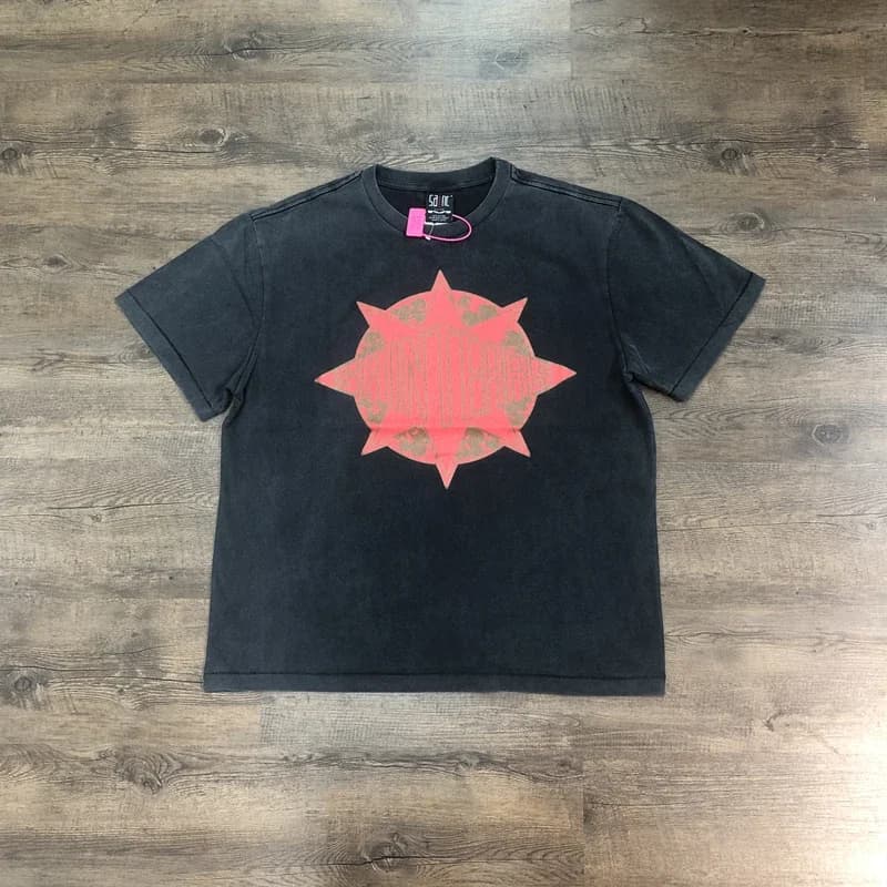 SAINT OF MICHAEL 1:1 meilleure qualité Streetwear imprimé t-shirt surdimensionné hauts été ample 100