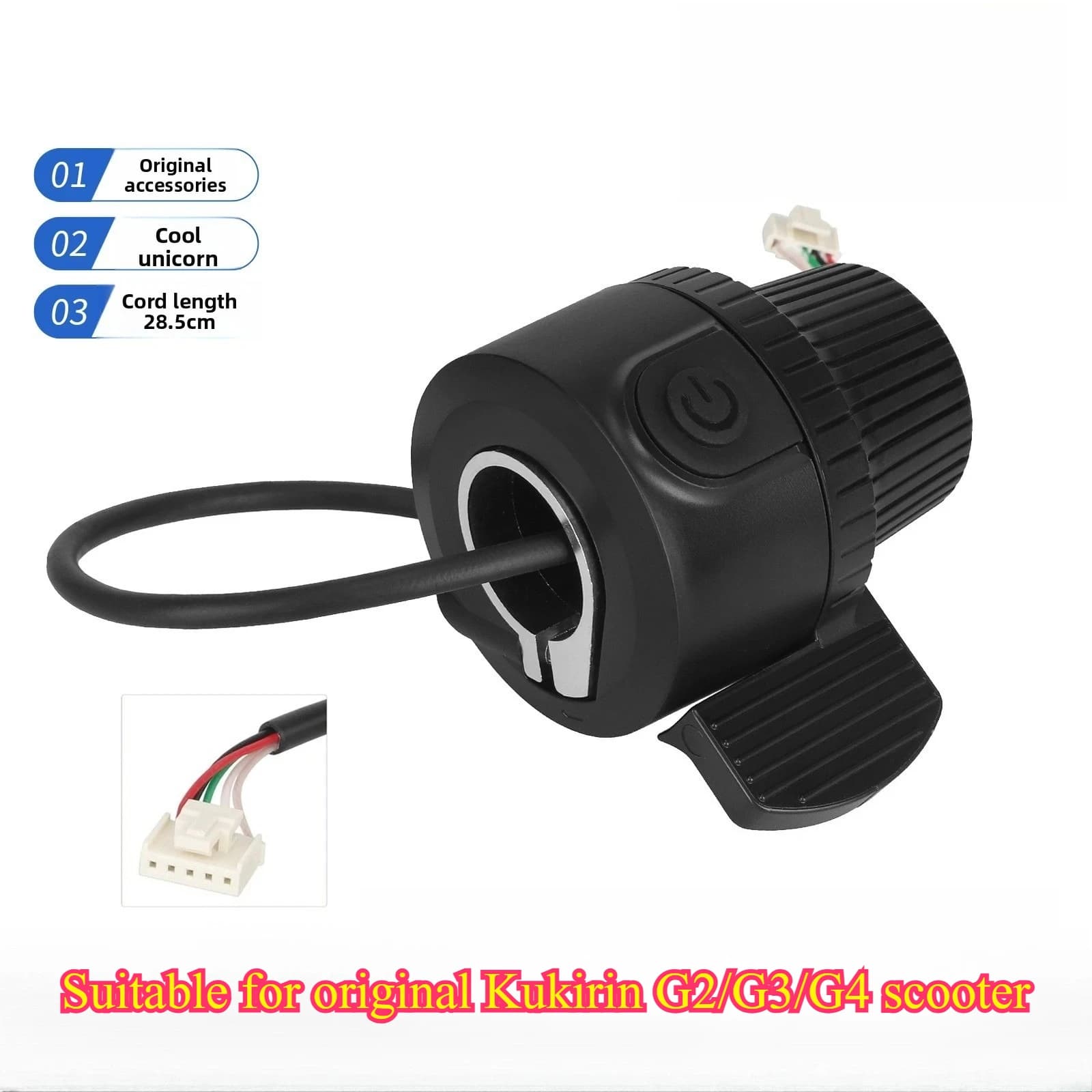 Convient pour KugooKukirin G2/G3/G4 Scooter électrique Original accessoires de commutateur d'accélér