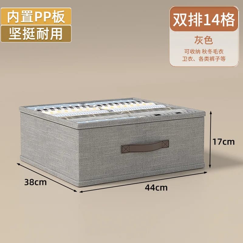 Armoire vêtements rangement organisateur pull T-Shirt boîte de rangement épaissi pantalon boîte de r