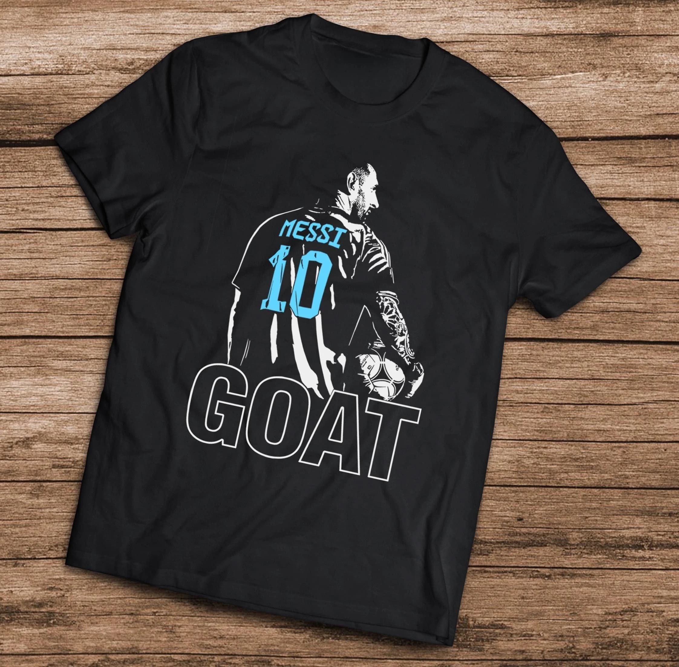 T-shirt Messi Argentine Légende du football pour hommes et femmes, vêtements d'été 100% coton, haut 