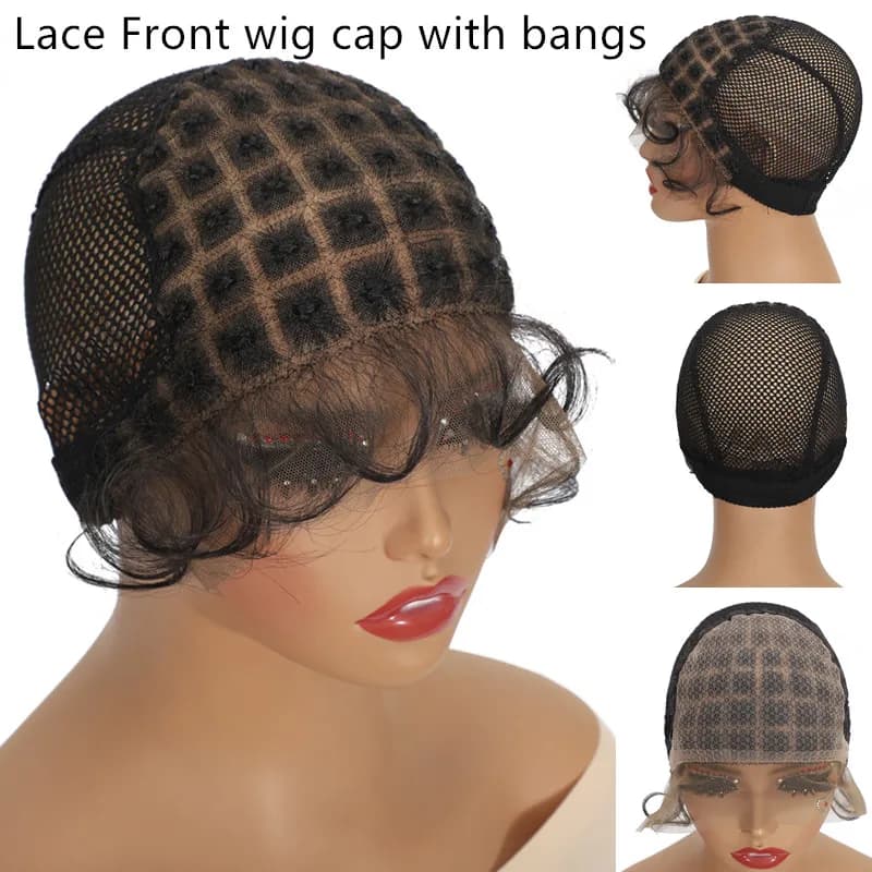 SQRDGQ Bonnet de perruque en dentelle pour la confection de perruques tressées pour femme, bonnet po