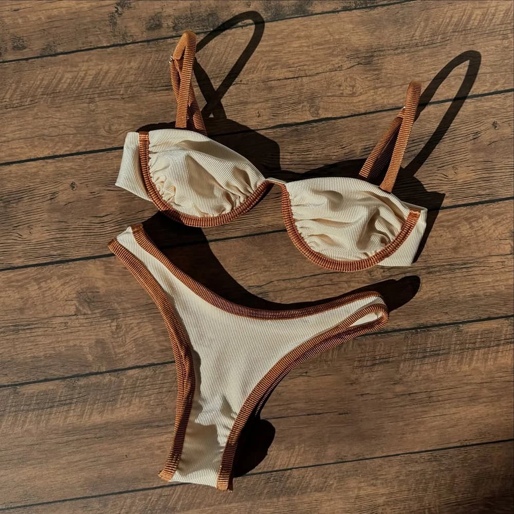 2025 Bikinis Sexy femmes maillots de bain maillots de bain Bikini ensemble chaîne maillot de bain ma