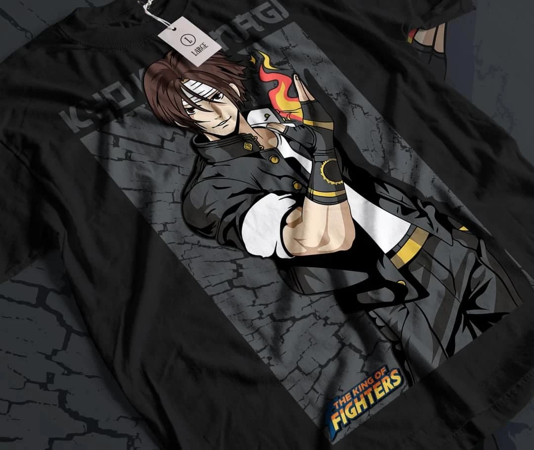 KOF2002 Kof 2k2 personnage sélectionné Premium T-shirt pour hommes et femmes été pur coton décontrac