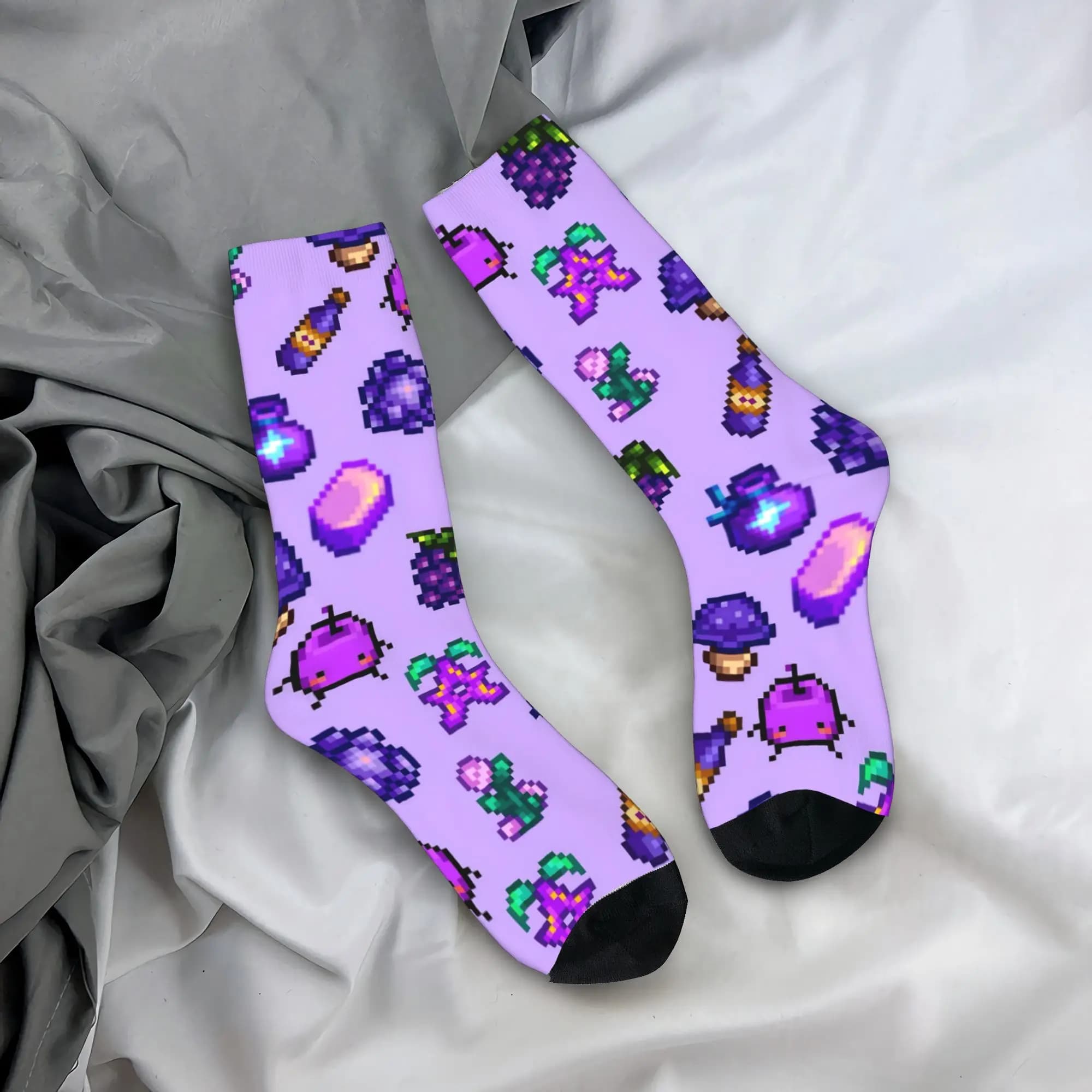 Stardew Valley animaux poulet bas femmes hommes chaussettes respirant drôle chaussettes automne Spor