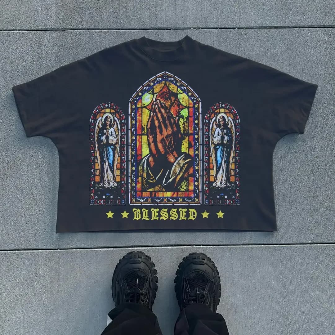 T-shirt pour homme avec portrait du chanteur Michael Jackson, imprimé vintage, streetwear hip-hop, c