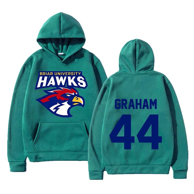Sweat-shirts à capuche unisexes Off Campus Briar University Hockey, décontractés, amples, style stre
