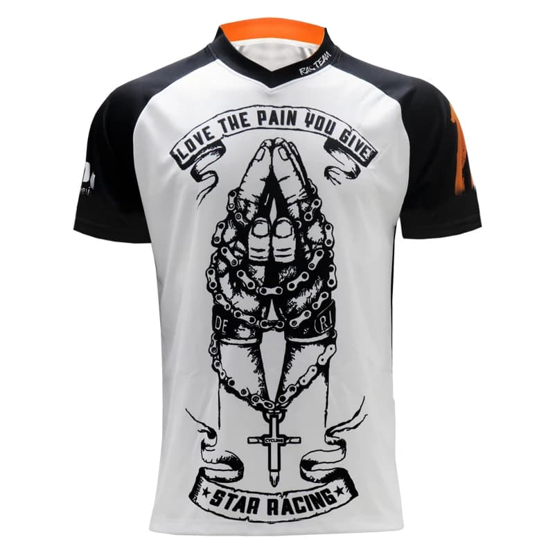 Endflats-Maillot de cyclisme à manches courtes, T-shirt VTT, Vêtements de cyclisme, Pendentifs de mo