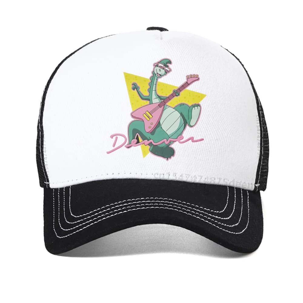 Casquette de baseball imprimée Denver the Last Dinosaur Jeremy Cartoons, casquette de camionneur en