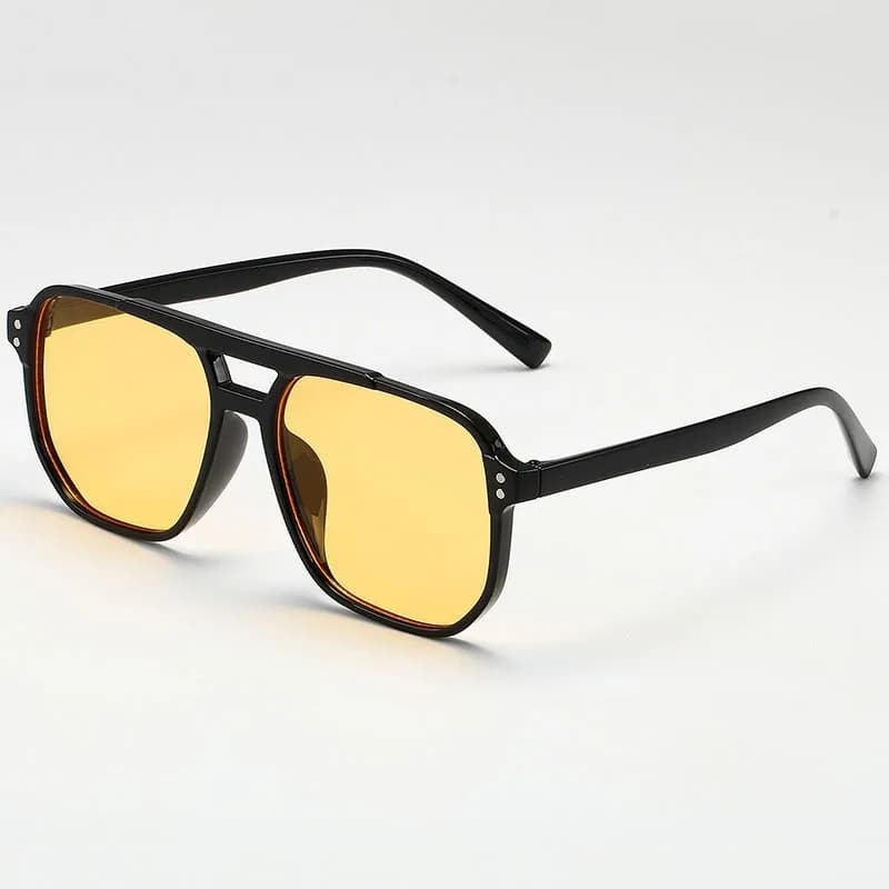 Vintage hommes femmes grandes lunettes de soleil hommes nuances carrées marque concepteur unisexe lu