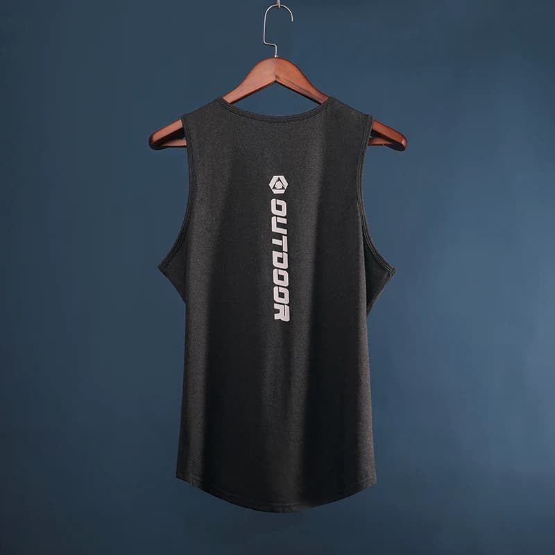 Débardeur de sport pour homme, T-shirt de fitness et course, mode estivale, coupe ample, tenue de ba