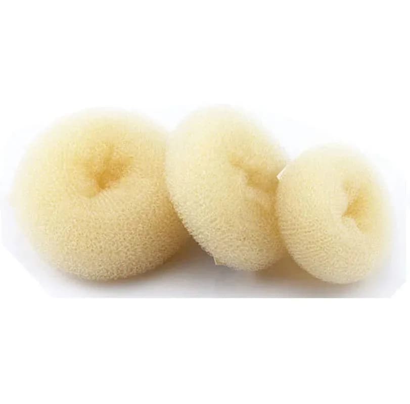 3 pièces chignon beignet mousse magique produits coiffure paresseux cheveux accessoires pour filles 
