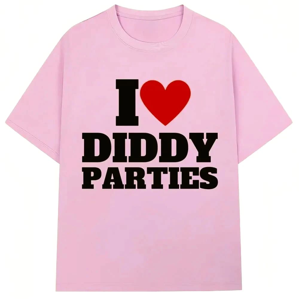 J'aime les fêtes drôle impression T-shirt nouveauté créativité mode hommes femmes à manches courtes 