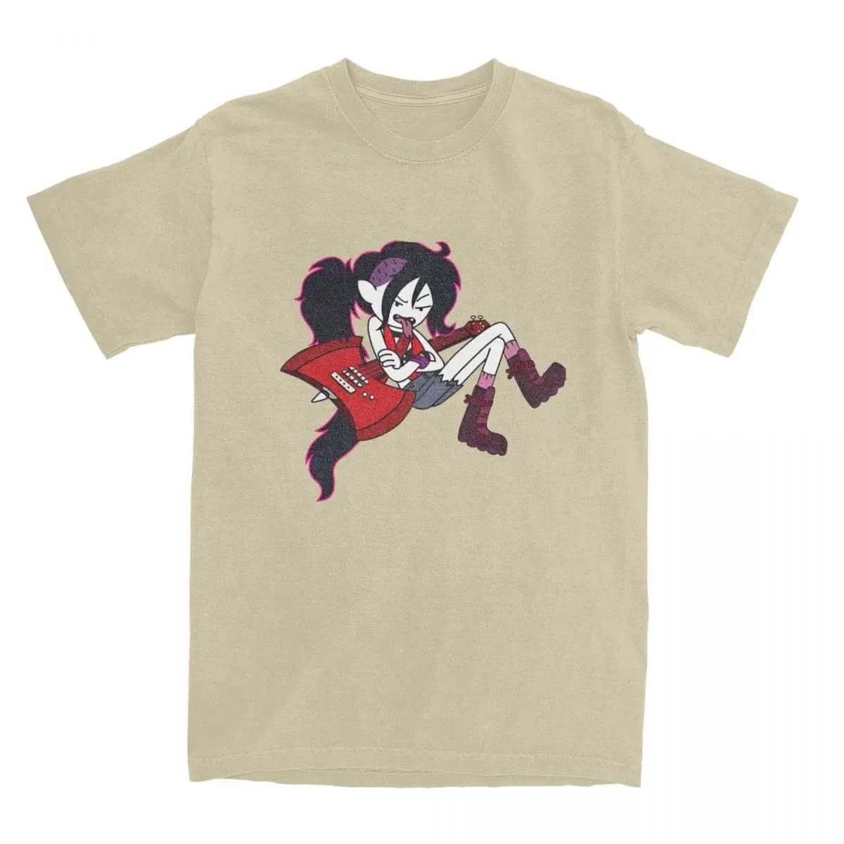 Marceline-T-shirt à manches courtes et col rond, 100% coton, style hip-hop, esthétique, pour l'été, 