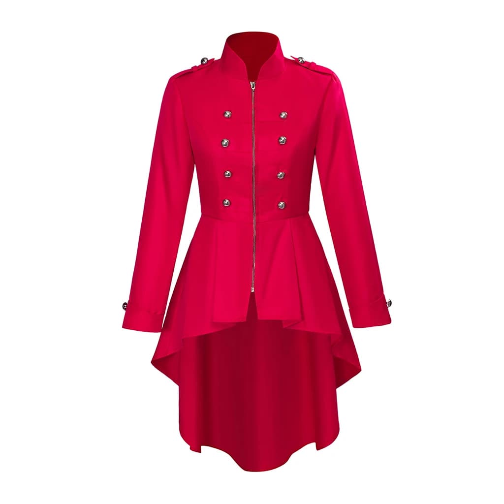 Veste de manteau victorien Steampunk pour femmes, gothique, médiéval, Renaissance, redingote, Blazer