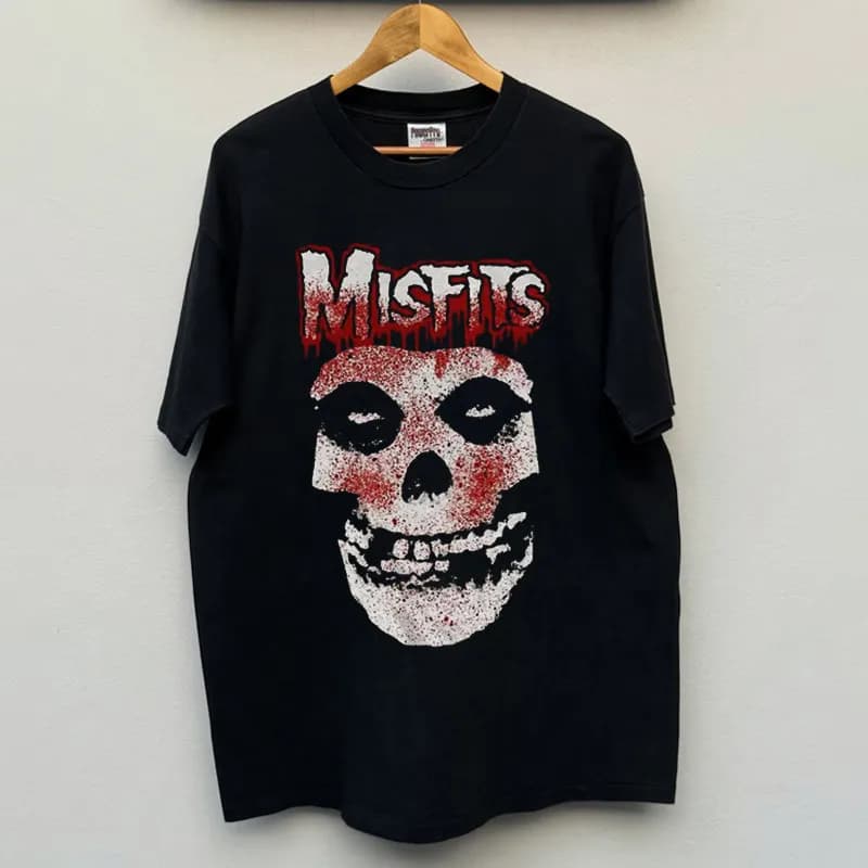 The Misfits A Non-conforming Band Electronic Rock Trend Vintage Street Style Hommes et femmes. T-shi