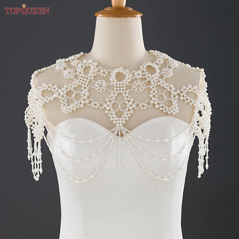 TOPCLS-Collier de Patients en Clip Noir EEN G09, Bijoux de Couverture Initiée, Étoles de Mariage, Ve
