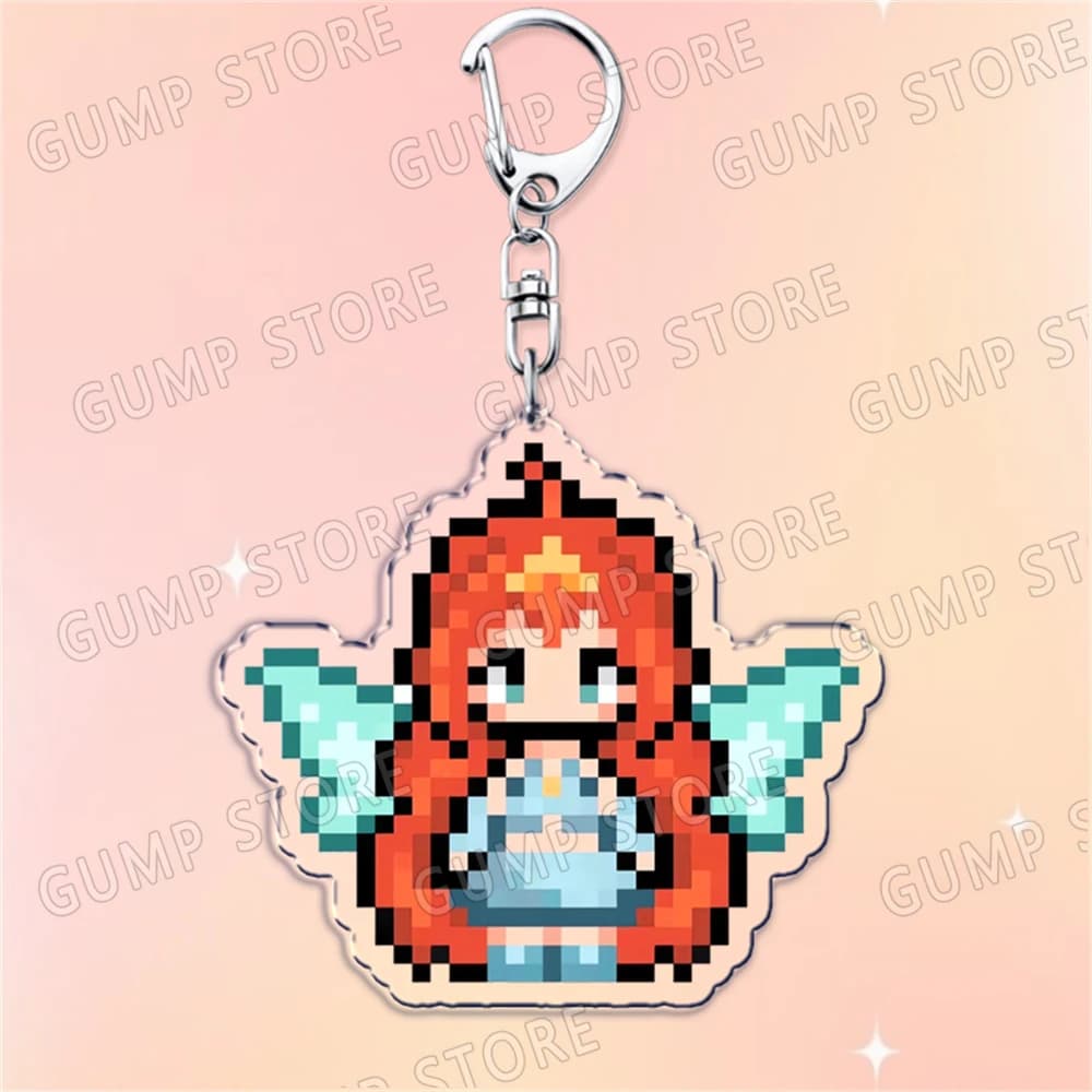 Adorbale Pixel fée magique fille porte-clés pour accessoires sac Stella Musa Tecna porte-clés bijoux