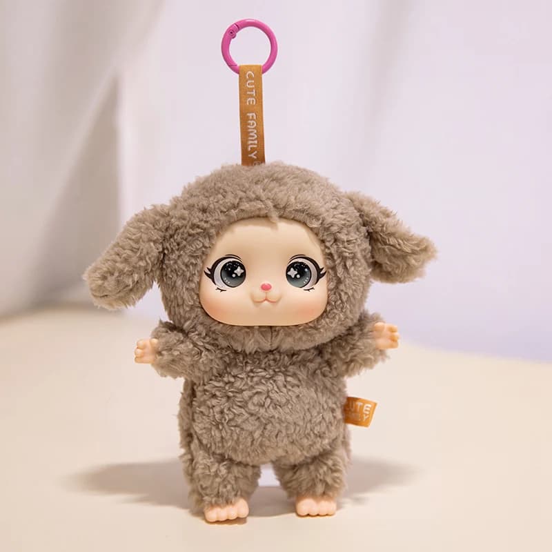 Vêtements de Figurines en PVC mignons, Costumes d'animaux jouets mignons, ensemble de vêtements de f