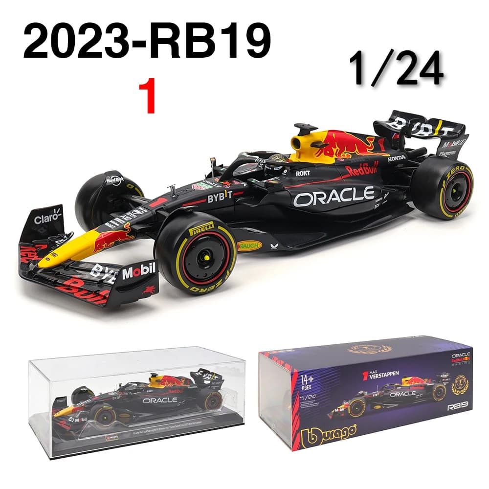 Bburago 1:24 2022~2025 Ferrari F1-75 75e 16 # Leclerc 55 # Modèle de voiture de simulation en alliag