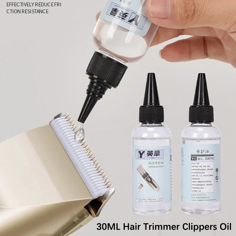 30ML tondeuse à cheveux huile tondeuses huile barbe rasoirs lubrifiant huile de barbier pour tondeus